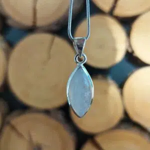 Seelenstein-Anhänger-Mondstein-Silber