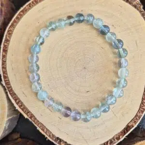 Fluorit grün Armband Perlen (6)